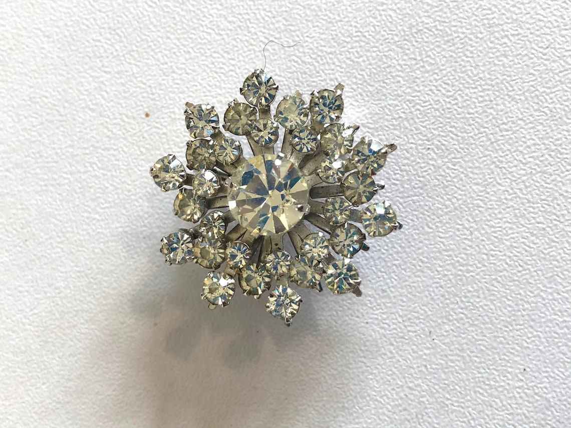 Spilla Fiocco Di Neve Matrimonio Invernale Cristalli Swarovski, I - Foto 10