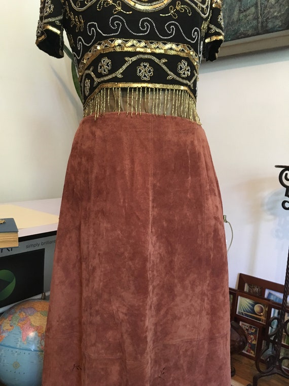 Suede Skirt//Size 10// Size 10P// Coldwater Creek… - image 1