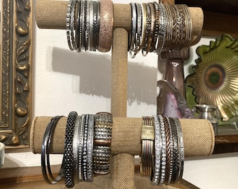 6/ヴィンテージ ルーサイト バングル/バングル スタック/ルーサイト