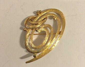 Deadstock Vintage 80s 90s Gold Tone Celtic Knot Brooch Wholesale Jewellery BR77 