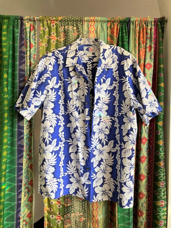 Vintage Hawaiian Shirt / Size L/ Made in Hawaii / 