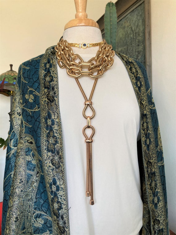 3/ Gold Necklaces/ Layered Necklaces/ Tassel Neck… - image 3