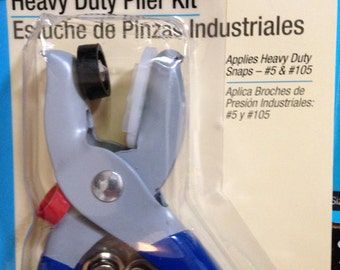 LOT // Heavy Duty snap Pliers // Dritz Kit Lot w/ Snaps