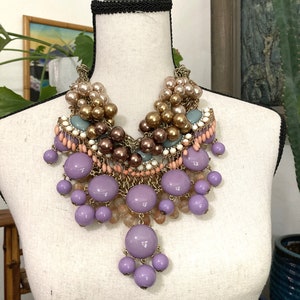4, Layered Necklaces, Bib Necklaces, Iris Apfel Style, Curated by Potion
