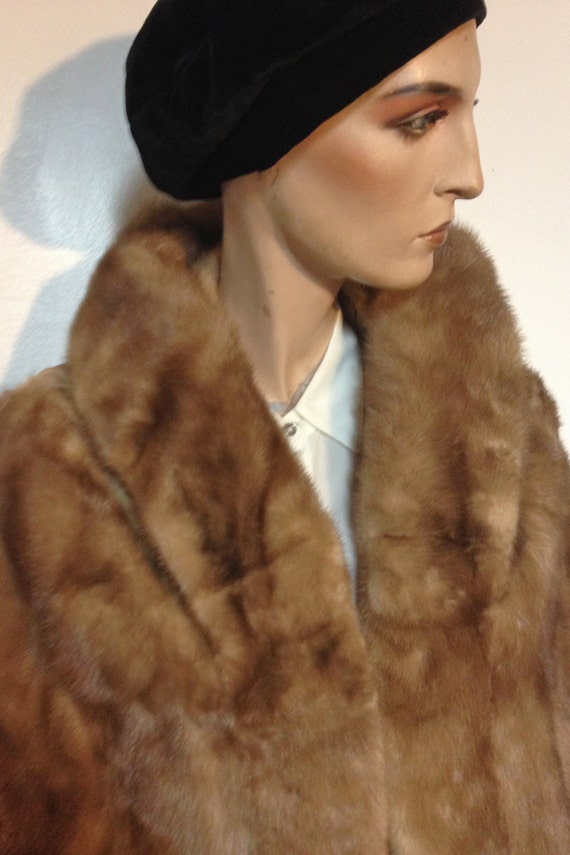 Mink Stole / Size 6/Autumn Haze Mink/ Mink Fur/ E… - image 3