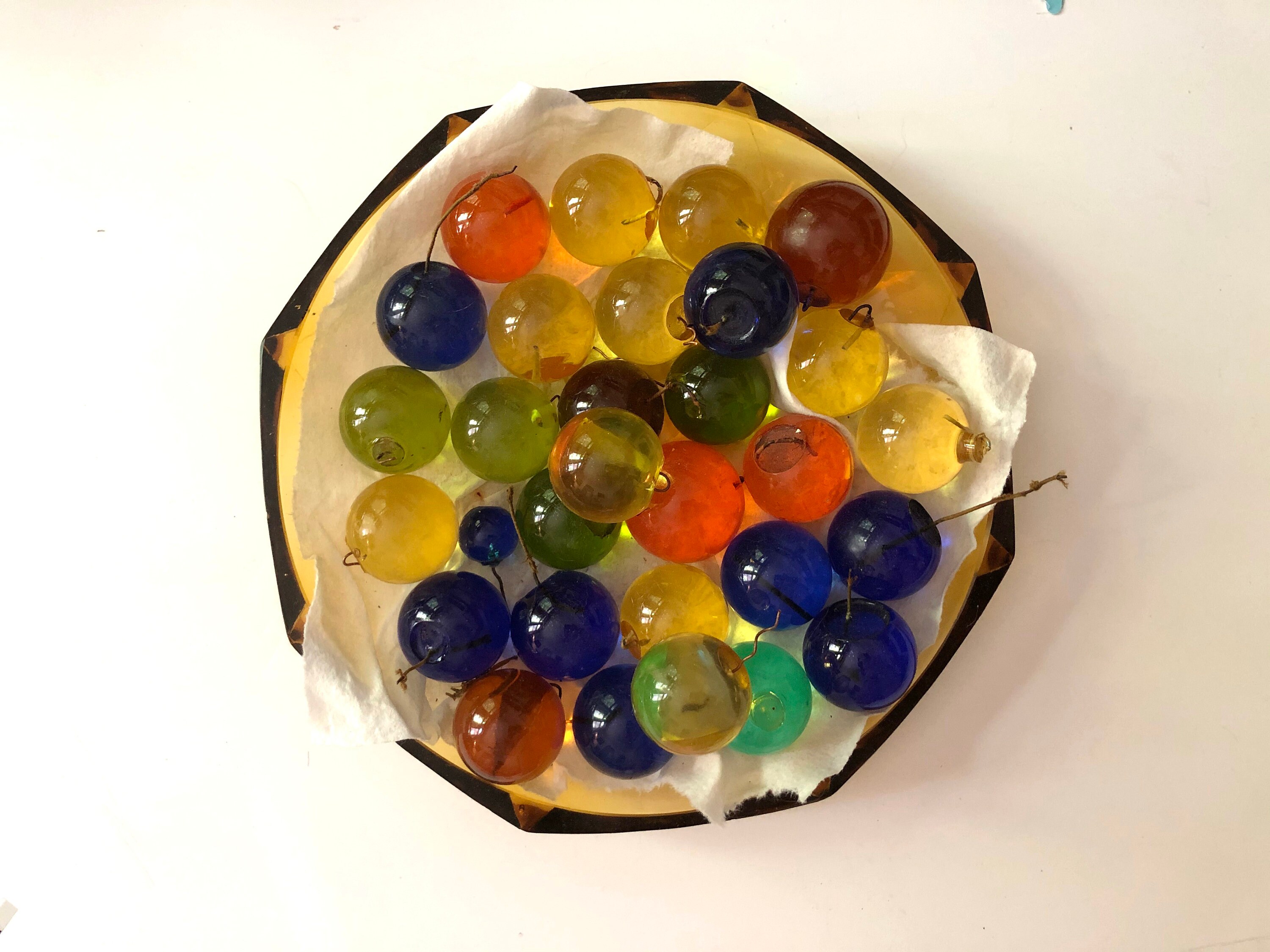 30//Lucite Grapes//50s Lucite grapes//Resin Grapes//Resin Etsy