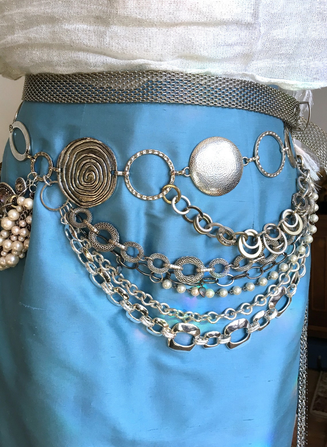 chain hip belt