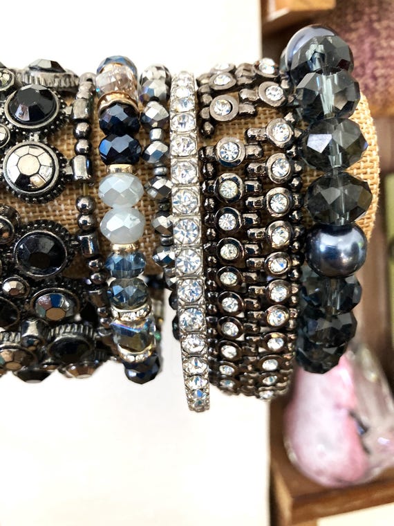 12, Bracelet Stack, Bangles, CRYSTALS - image 6