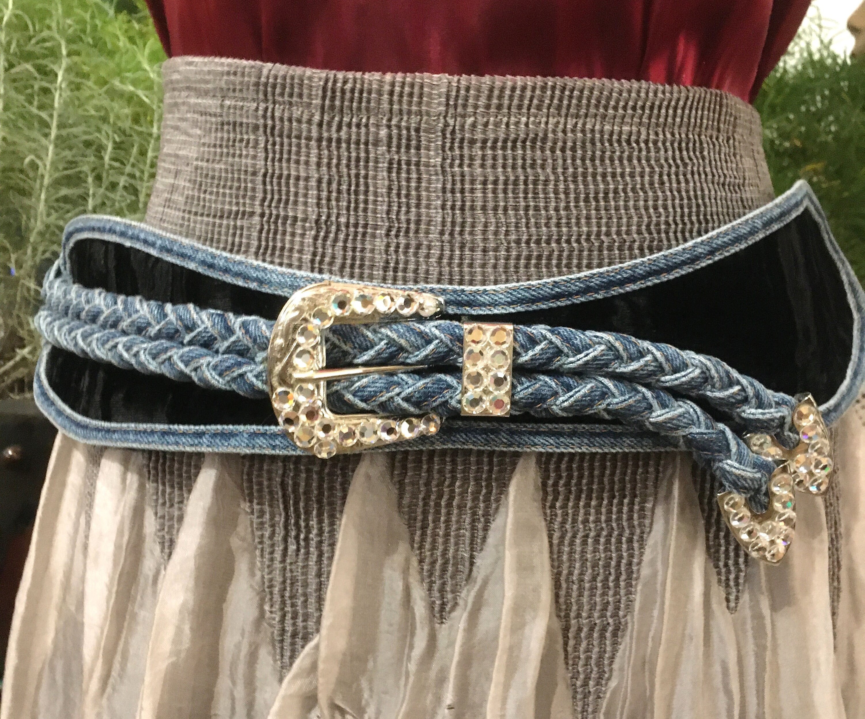 Vintage 80’s Elegant Cream Beaded Women\'s Cummerbund Style Rare Belt Size S Beaded Medium Belts for Women for sale | eBay main image 3
