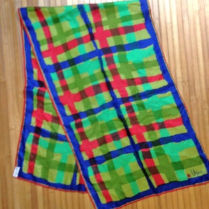 Vera Neumann/Silk Scarf /VERA scarf/ /Ladybug / 70s Vera Neumann Scarf