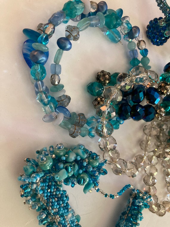 8/Bracelet Stack /Crystal Bracelets/BLUES /Bracel… - image 7