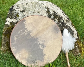 16” Deer drum, Between Eclipses Portal Drum, Rosewood, Power Drum, Healing Drum, Sisterhood Drum, Golden Drum, Shamanic Drum, Medicine Drum