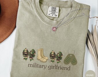 Military wife shirt military girlfriend shirt deployment gift military gift, veteran day gift proud army girlfriend shirt Military Mom Shirt