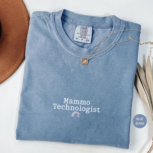 Mammo Tech shirt Rad Tech Radiology Comfort Colors® Shirt Breast Cancer Comfy Shirt Radiology Gift mammography tech shirt rad tech week gift