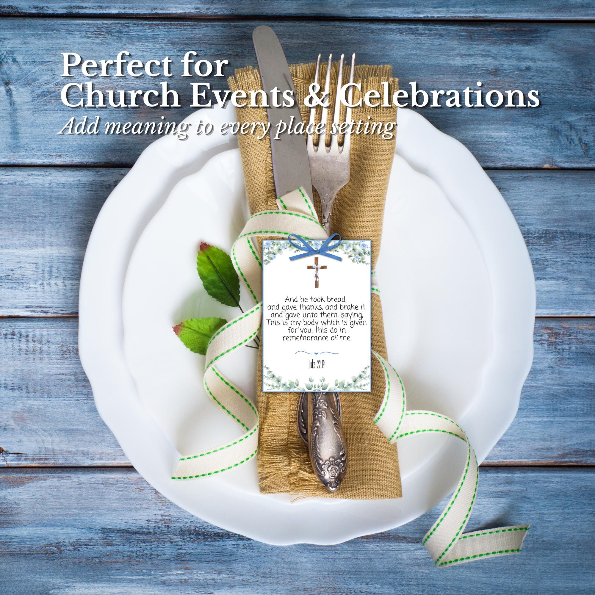 Church Favor Tags Printable KJV Bible Verse Cards, Christian Gift Tags ...