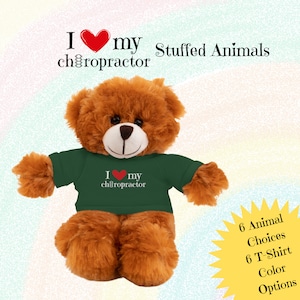 Kids Chiropractic, Chiropractic Gift, Chiropractic Graduation Gift, Pediatric Chiropractor, Future Chiropractor, Chiropractic Stuffed Animal