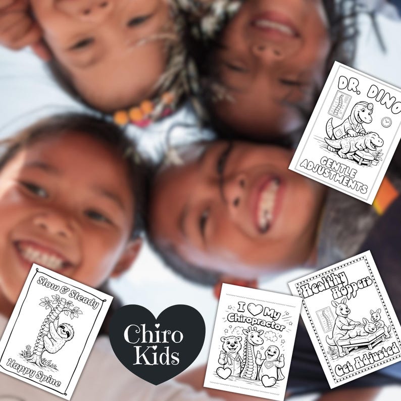 Chiropractic Kids Coloring Pages Printable, Pediatric Chiropractor ...