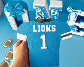 Jersey Football Party Favor Bag, Sports Theme Jersey, Football Party Theme Decorations