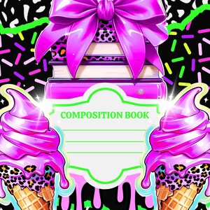 Composition Book Cover | Back to School Cover | Back to School ...