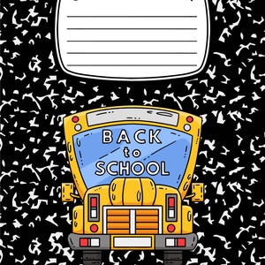 Composition Book Cover | Back to School Cover | Back to School ...