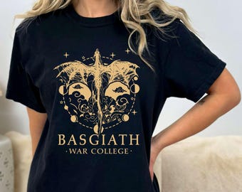 Basgiath War College Shirt, Vierter Flügel Comfort Farben Shirt, Dragon Rider Shirt, Rebecca Yoros, Vierter Flügel, Violet Sorrengail, Comfort Colors®