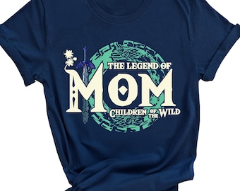 Gamer Mom Shirt: Zelda Inspired Tee - Breath of the Wild Design