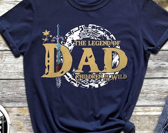 Legend of Dad Gamer Shirt - Breath of the Wild Zelda Father's Day Tee