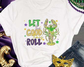 T-shirt Mardi Gras Lobster, grappig T-shirt Louisiana, shirt Fat Tuesday
