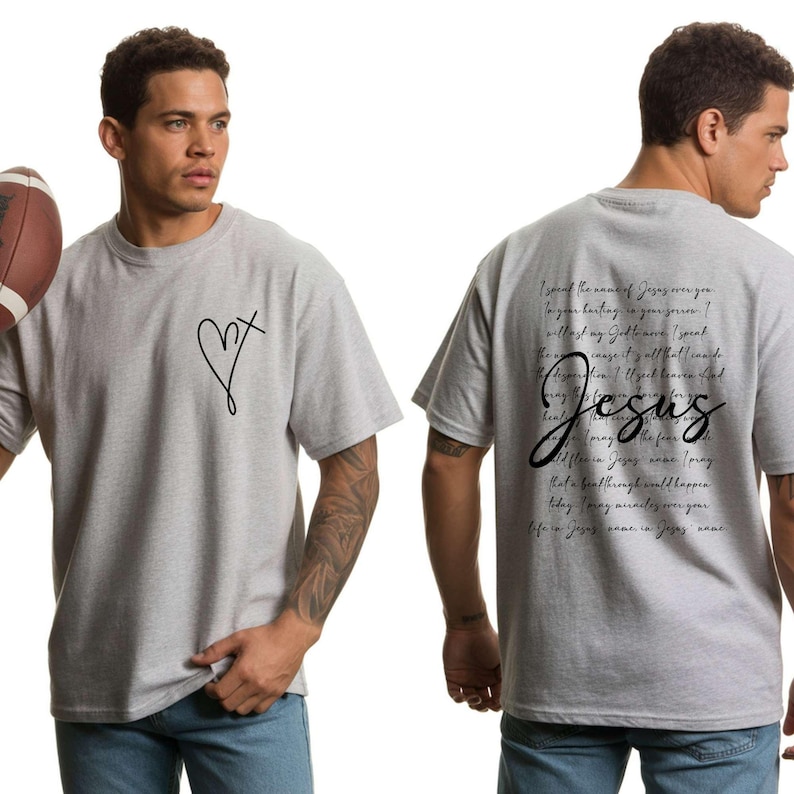 Jesus Sweatshirt,Hoodie,T-Shirt: Christian Pullover with Bible Verse image 10