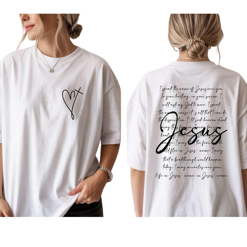 Jesus Sweatshirt,Hoodie,T-Shirt: Christian Pullover with Bible Verse image 5