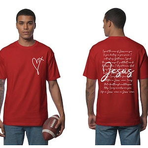 Jesus Sweatshirt,Hoodie,T-Shirt: Christian Pullover with Bible Verse image 9