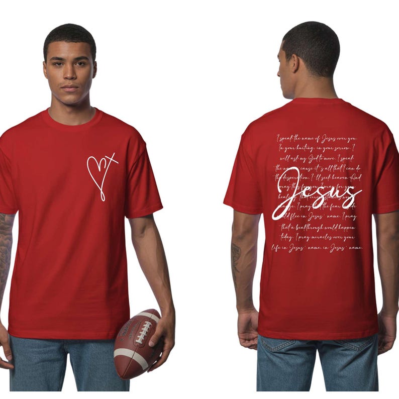 Jesus Sweatshirt,Hoodie,T-Shirt: Christian Pullover with Bible Verse image 9
