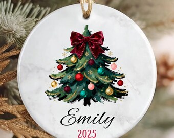 Personalized Christmas Tree Ornament: Keepsake Holiday Decoration