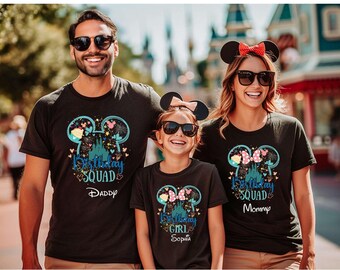 Disney Birthday Shirt, Disney Birthday Squad T-shirt, Disney Birthday Girl Shirt, Disney Birthday Party Shirt, Disney Birthday Boy Shirt