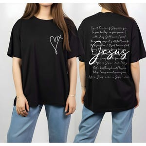 Jesus Sweatshirt,Hoodie,T-Shirt: Christian Pullover with Bible Verse image 8