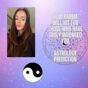 Qual é o Karma deles? Como o Karma os atingirá, leitura da previsão do gráfico natal da astrologia, entrega no mesmo dia, precisão de 98%