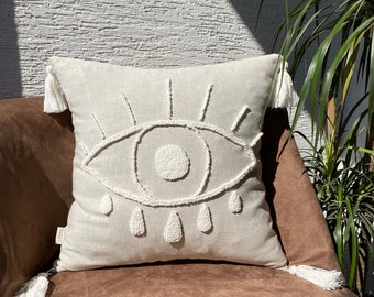 Eye Symbol Cushion Throw Pillow