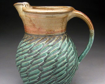 2 Quart Stoneware Pitcher Made to Order.