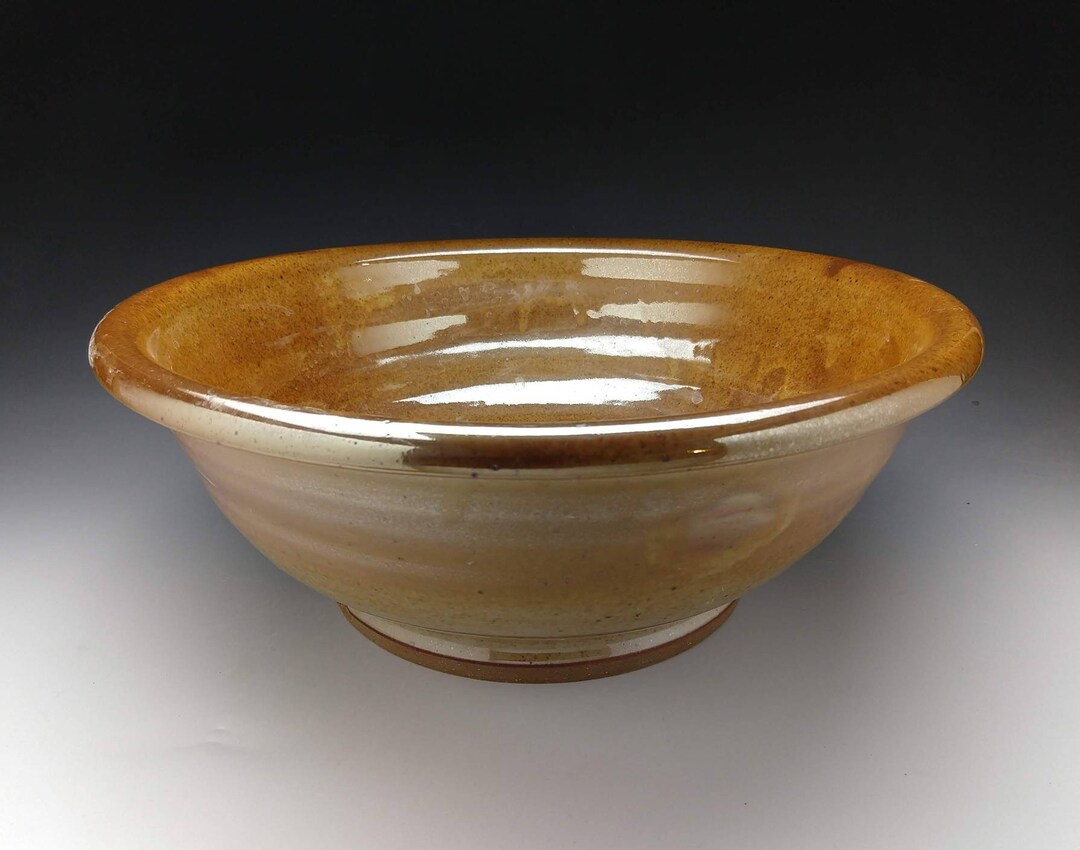 16 Wide X 5.5 Deep Vessel Sink Earthtone Handmade Sink for Bathroom Remodeling NO Overflow ready