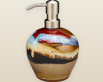 Soap Dispenser, Lotion Pump Short Design with Stainless Steel Dispenser Pump. Multi Color Design "Made to Order"