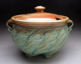 Twisted 2 Quart Tureen Ash Glazed- Made To Order