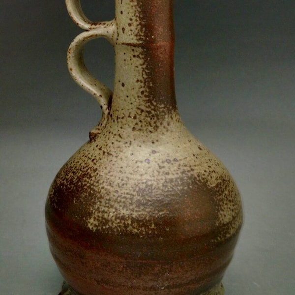 Medieval Stoneware Raeren Bottle w/ Two Handles - Made to Order