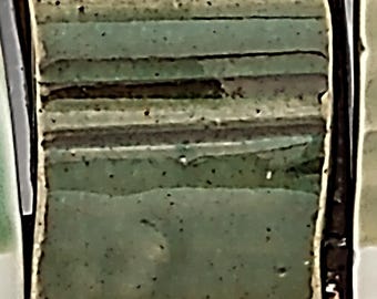 Foaming Soap Dispenser,  Straight Sided Design, Gloss Green with black pump " Made to Order "