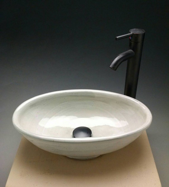 Custom Oval Handmade Pottery Vessel Sinks Designed For Your Bathroom Remodeling Made To Order