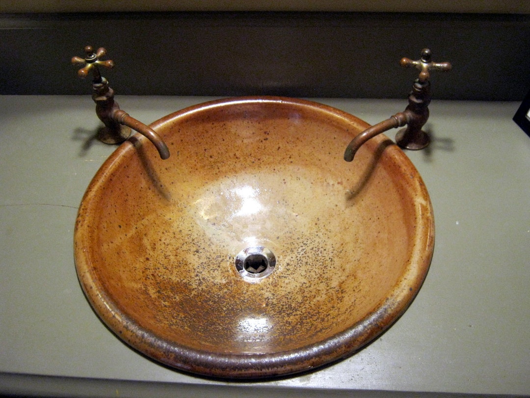 Handmade Pottery Sink for Your Bathroom Remodeling Project drop-in ...