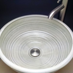 Custom Handmade Pottery Vessel Sink, Designed for your Bathroom Remodeling Made To Order image 3