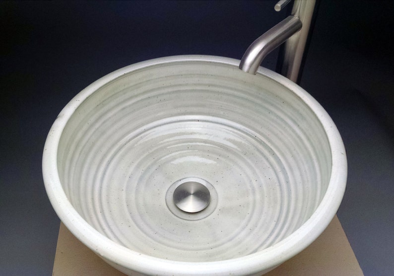 Custom Handmade Pottery Vessel Sink, Designed for your Bathroom Remodeling Made To Order image 3