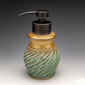 Foaming Soap Dispenser,  Bronze Tone or Silver Tone Stainless  Steel Dispenser Pump. "Made to Order"
