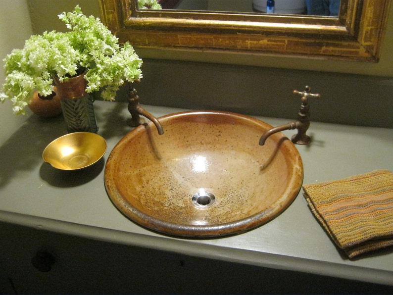 handmade undermount ceramic bathroom sink