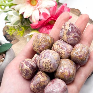 Large Red Jasper Tumble Stone, Red Jasper Polished Stone